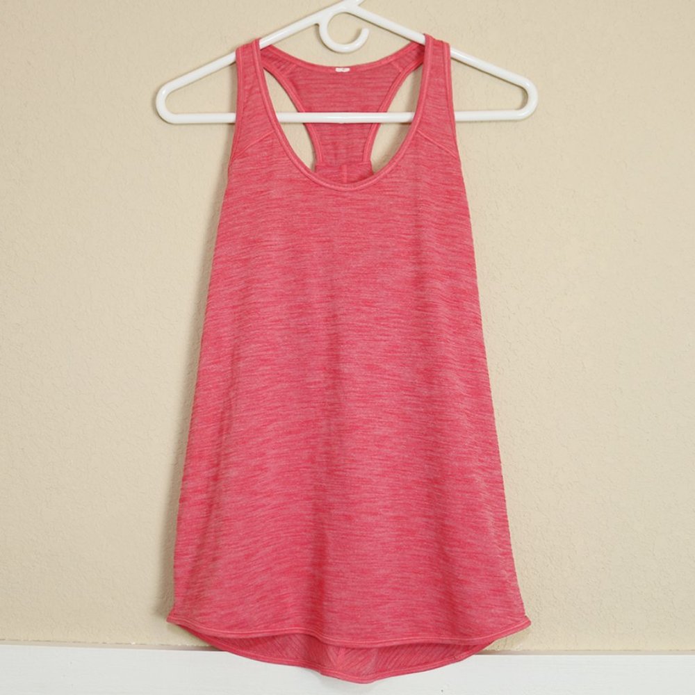 Lululemon Womens Singlet Tank Top Pink Size 4 or 6 (no tag) Small Athletic